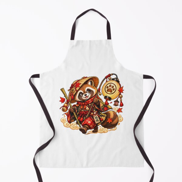 Item preview, Lucky Red Panda Wanderer | Japanese Folklore Red Panda | Kawaii Samurai Adventure designed and sold by MrDev.