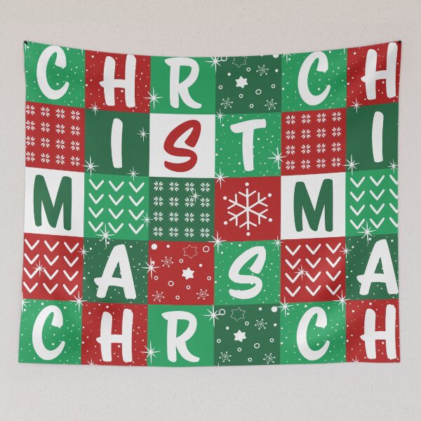 Item preview, Christmas Geometric Square Pattern designed and sold by IrynaAlex.