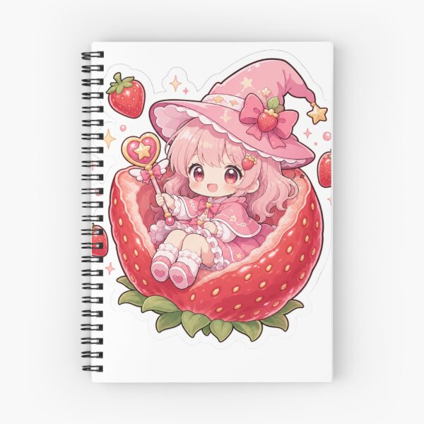 Item preview, Girl With Strawberry Sticker designed and sold by marcyodyssey888.