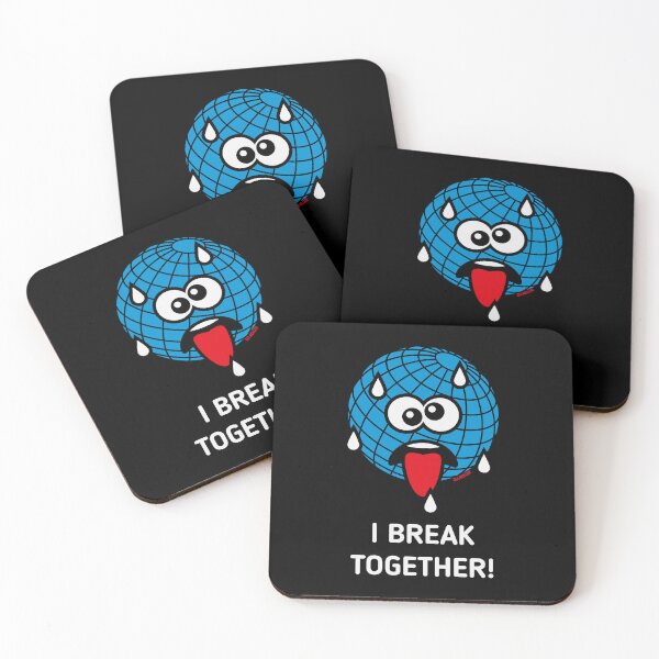 Item preview, Emoticon Earth / I Break Together (Climate Change / Earth Day / NEG3C) designed and sold by Roderix.