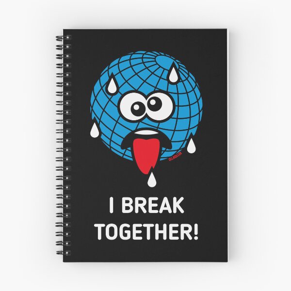 Item preview, Emoticon Earth / I Break Together (Climate Change / Earth Day / NEG3C) designed and sold by Roderix.