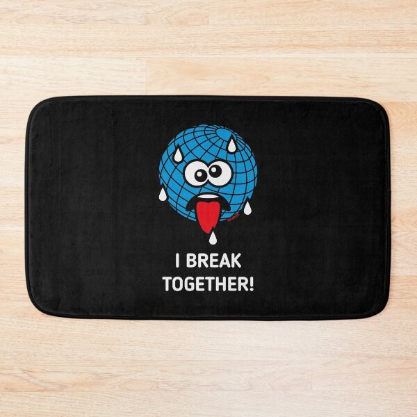 Item preview, Emoticon Earth / I Break Together (Climate Change / Earth Day / NEG3C) designed and sold by Roderix.