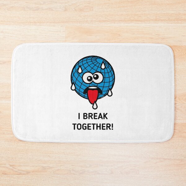Item preview, Emoticon Earth / I Break Together (Climate Change / Earth Day / POS4C) designed and sold by Roderix.