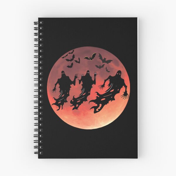 Item preview, Black ghosts against the full moon designed and sold by MagelliShop.
