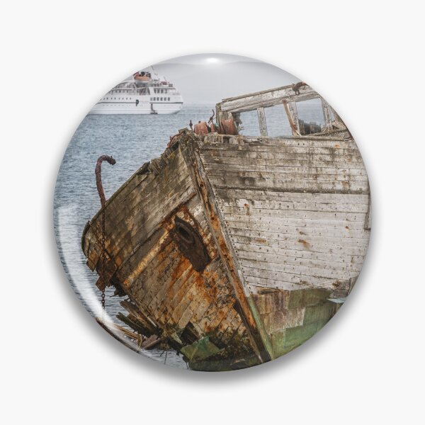 Item preview, Old Shipwreck on Falkland Islands designed and sold by PhotoArt by Joan Carroll.