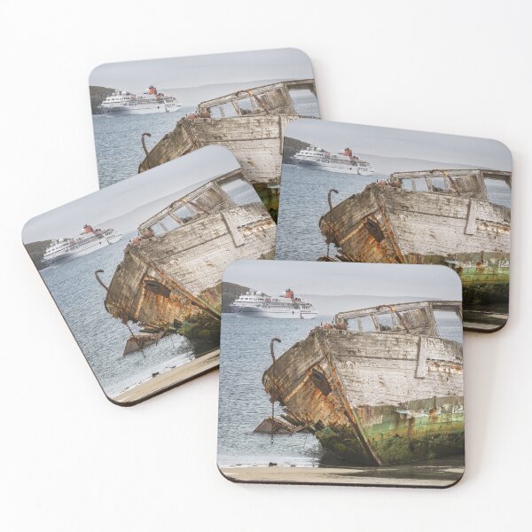 Item preview, Old Shipwreck on Falkland Islands designed and sold by PhotoArt by Joan Carroll.