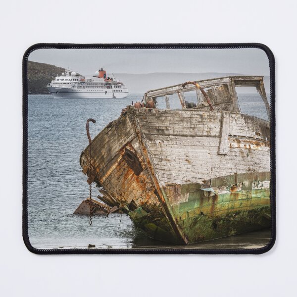 Item preview, Old Shipwreck on Falkland Islands designed and sold by PhotoArt by Joan Carroll.
