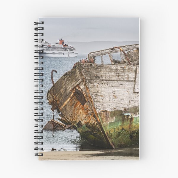 Item preview, Old Shipwreck on Falkland Islands designed and sold by PhotoArt by Joan Carroll.