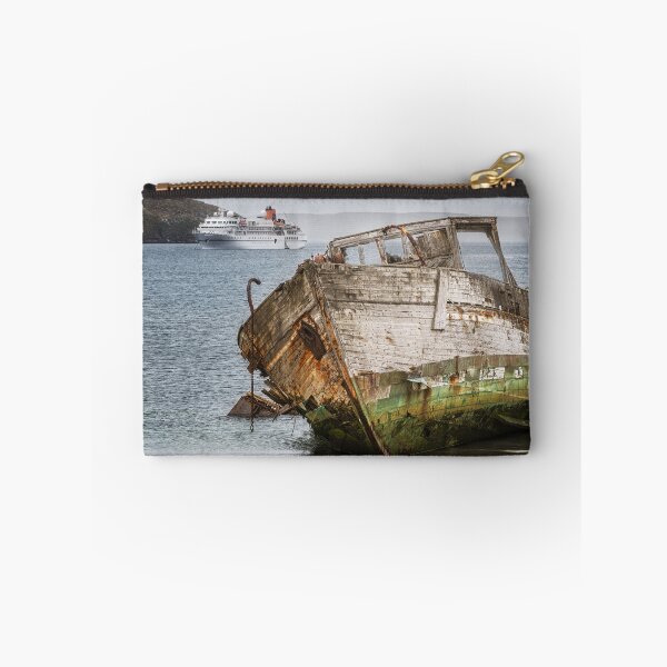 Item preview, Old Shipwreck on Falkland Islands designed and sold by PhotoArt by Joan Carroll.