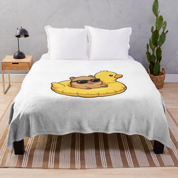 Item preview, Capybara in Duck Floatie - Summer Kawaii Capybara designed and sold by FBA.