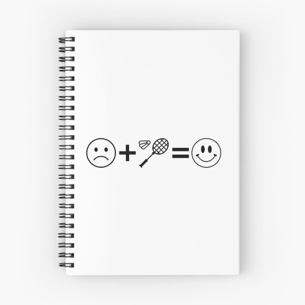 Item preview, The Badminton Happiness Formula - Sad Face Plus Racket Equals Smile designed and sold by Vision Crafted.