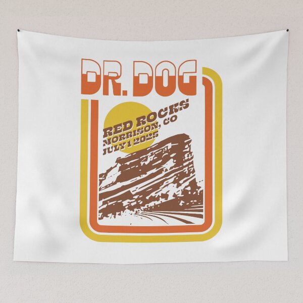 Item preview, Dr. Dog - Red Rocks Amphitheatre - Morrison Colorado - July 1 2025 designed and sold by ismaelgeme.