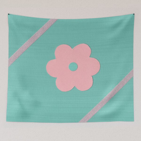 Item preview, Pink Flower Glitter Design designed and sold by Kristy Carpenter.