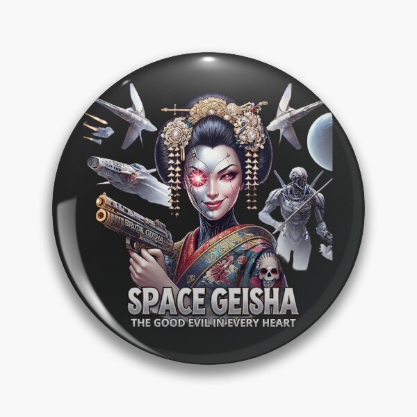 Item preview, Space Geisha Cyborg Gun Spaceship designed and sold by Voodoo Store Paranormal Collections.