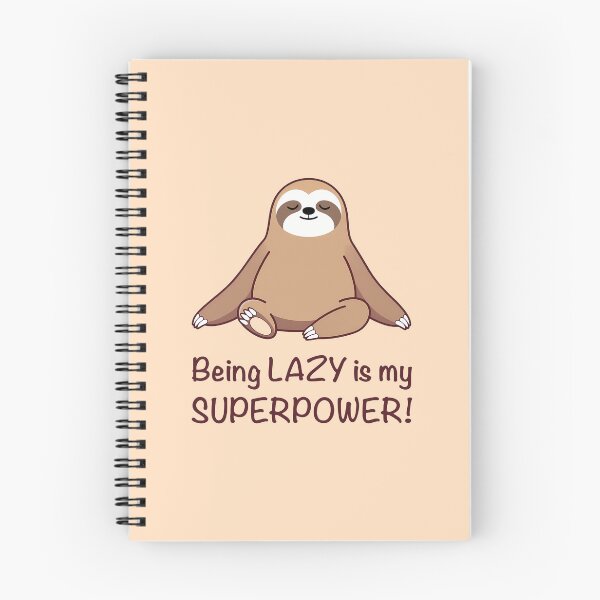 Item preview, Being LAZY is My Superpower! (on Tan) designed and sold by PawsitiveMum3.