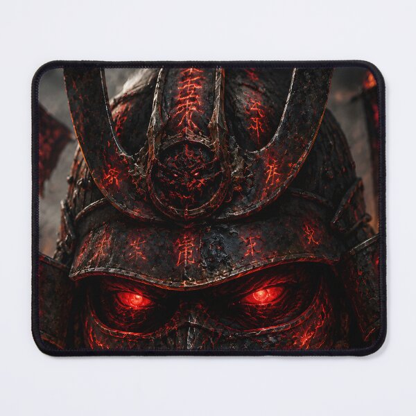 Item preview, Cursed Kabuto Oni Helmet Dark Samurai Art designed and sold by MouradStudio.