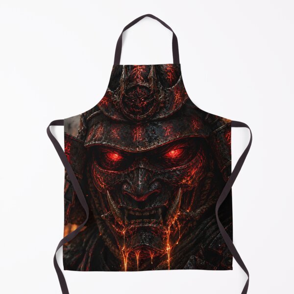 Item preview, Cursed Kabuto Oni Helmet Dark Samurai Art designed and sold by MouradStudio.