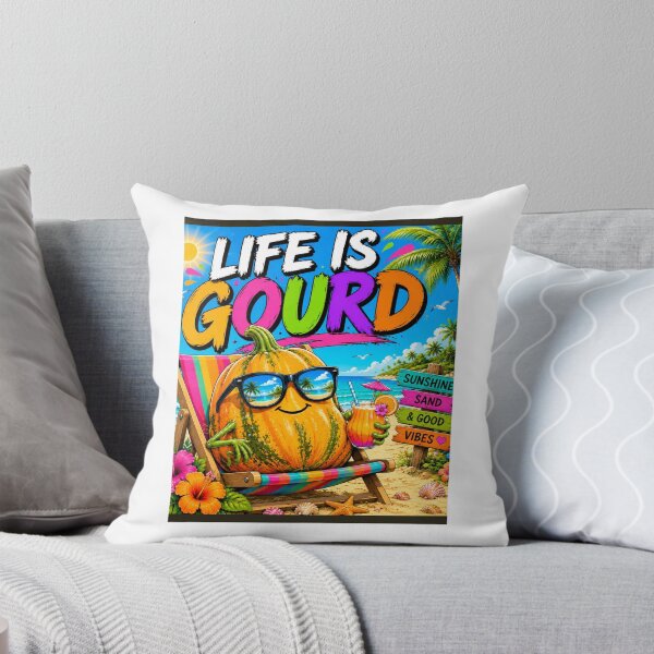 Item preview, Life Is Gourd – Funny Pumpkin Pun Shirt designed and sold by RJsTees.