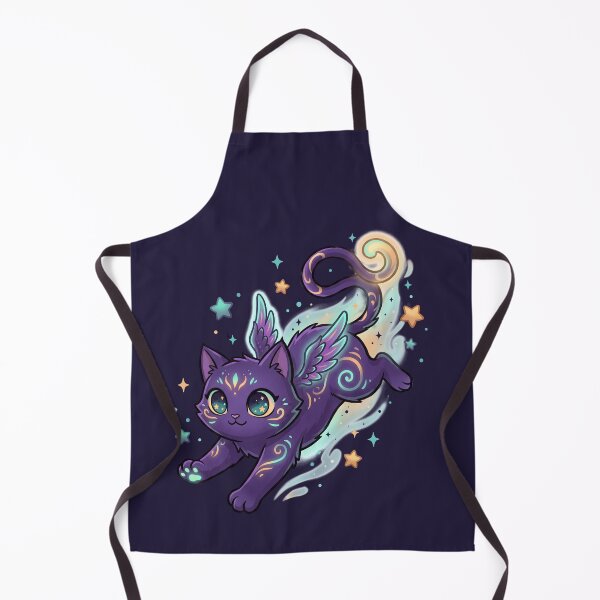 Item preview, Flying Magical Cat With Sparkles designed and sold by aikdreams.