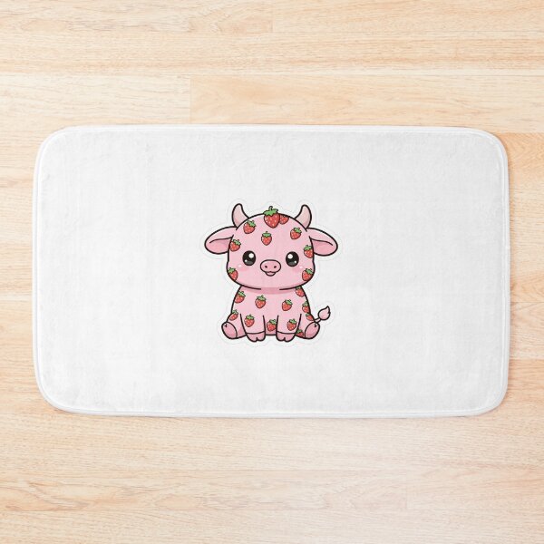 Item preview, Strawberry Cow - Pink Kawaii Cow designed and sold by FBA.