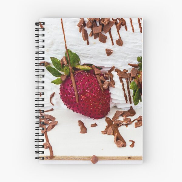 Item preview, Long Strawberry Whipped Cream Cake Drizzled With Chocolate And Pistachios On Serving Board designed and sold by Nmallia.