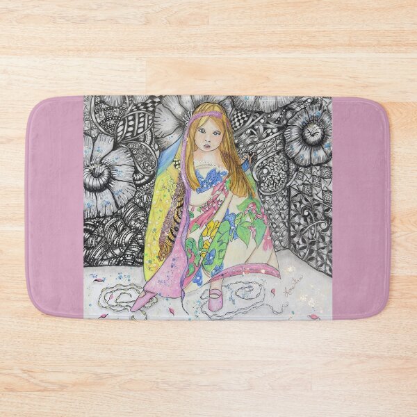 Item preview, Zentangle Bloom Girl designed and sold by LorieFossaArt.