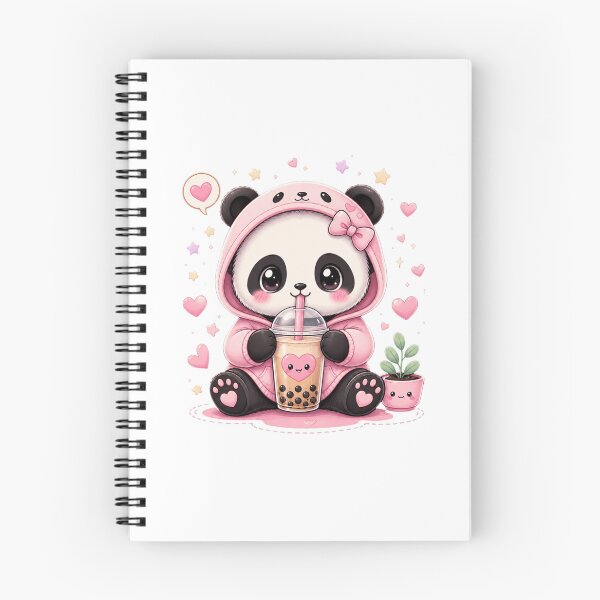 Item preview, Cute Kawaii Panda with Bubble Tea designed and sold by MySthore.