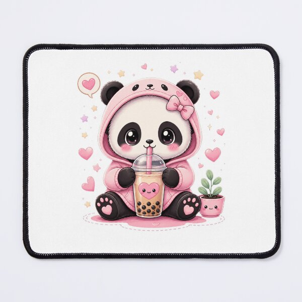Item preview, Cute Kawaii Panda with Bubble Tea designed and sold by MySthore.