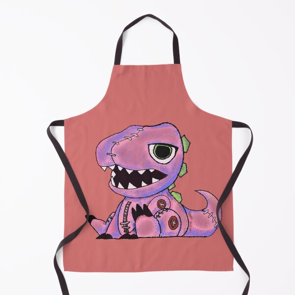 Item preview, Cute Zombie Dinosaur Plushie | Kawaii Gothic T-Rex Monster designed and sold by kuwagatamushi.
