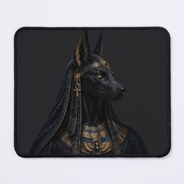 Item preview, Anubis Egyptian God of the Dead – Ancient Egypt Mythology Art designed and sold by Alcyone-Blue.