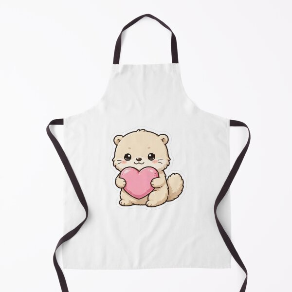 Item preview, Otter Holding Heart - Kawaii Love Otter designed and sold by FBA.