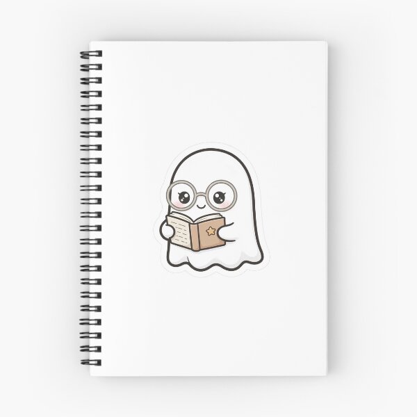 Item preview, Ghost Reading Book - Kawaii Spooky Book Lover designed and sold by FBA.