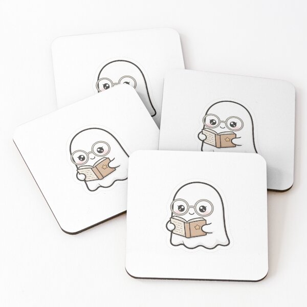 Item preview, Ghost Reading Book - Kawaii Spooky Book Lover designed and sold by FBA.