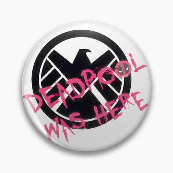 Item preview, Deadpool Was Here Shield ⭐⭐⭐⭐⭐ designed and sold by TheEdward.