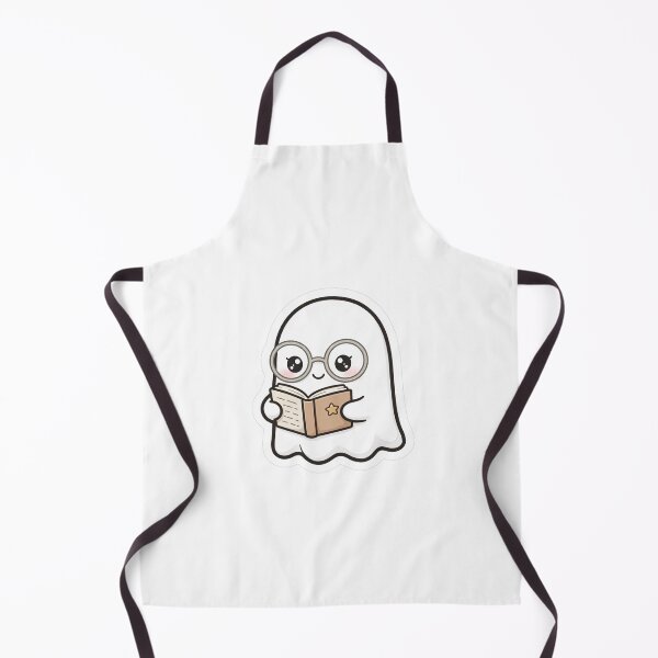Item preview, Ghost Reading Book - Kawaii Spooky Book Lover designed and sold by FBA.