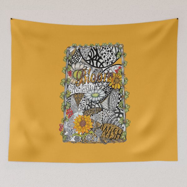 Item preview, Zentangle Bloom designed and sold by LorieFossaArt.