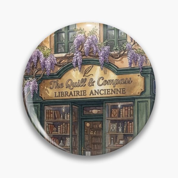 Item preview, Vintage Wisteria Bookshop - French Library & Botanical Storefront designed and sold by MimiSabu.