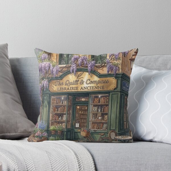 Item preview, Vintage Wisteria Bookshop - French Library & Botanical Storefront designed and sold by MimiSabu.