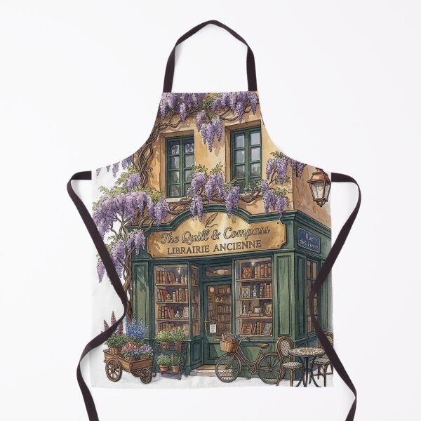 Item preview, Vintage Wisteria Bookshop - French Library & Botanical Storefront designed and sold by MimiSabu.