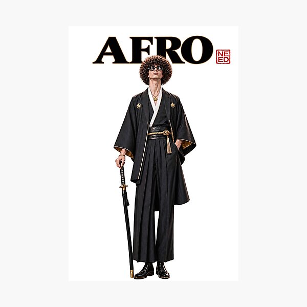 Item preview, AFRO – Modern Ronin designed and sold by Neo Edo Studio.