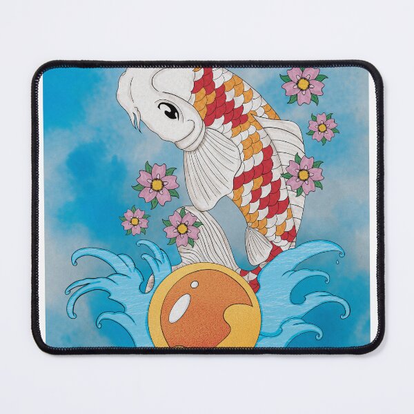 Item preview, Koi Fish Painting designed and sold by BearRoarDesigns.