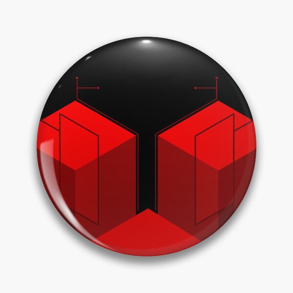 Item preview, Data Stream Red Geometric Minimalist Digital Art designed and sold by VOIDXX.