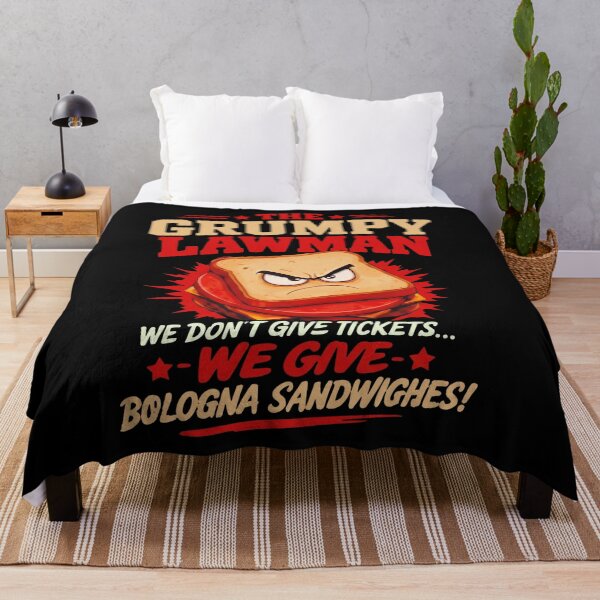 Item preview, The Grumpy Lawman - We Don't Give Tickets We Give Bologna Sandwighes designed and sold by ismaelgeme.