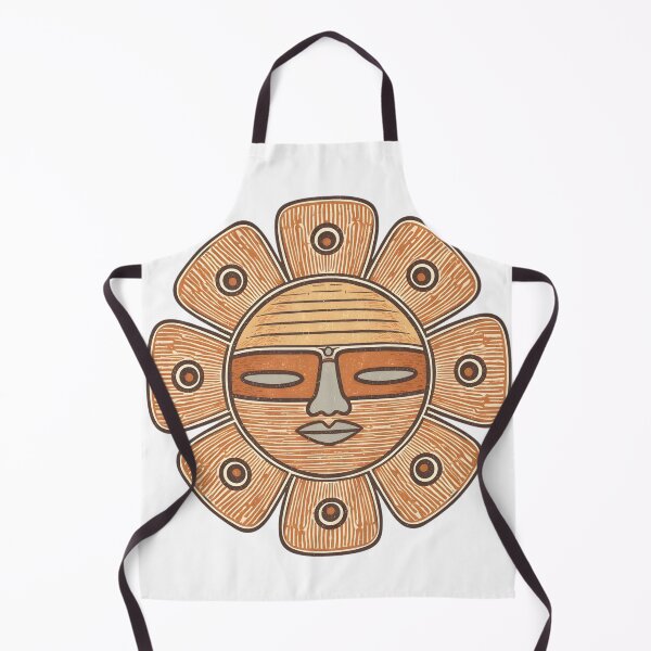 Item preview, Ancient Tribal Sun Mask Illustration designed and sold by wxcert.