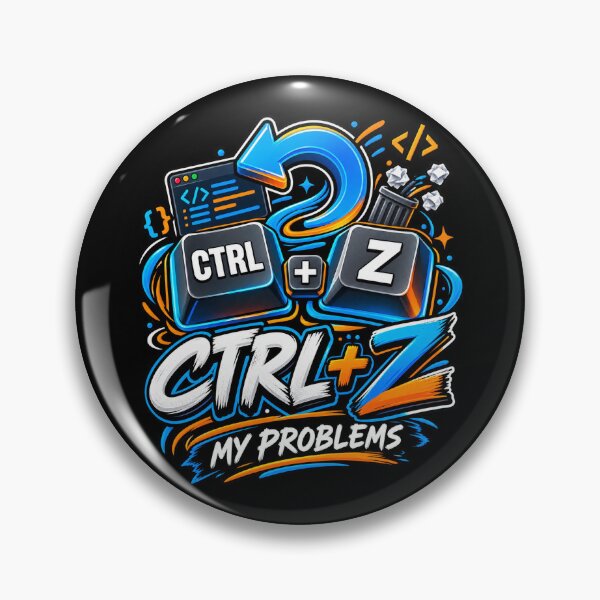 Item preview, Ctrl Z My Problems Programmer Humor designed and sold by ZELVUNO.