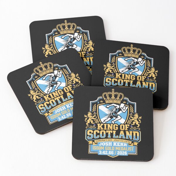 Item preview, Josh Kerr - King Of Scotland - Edinburgh's Own - Athletics Legend - 1500M Gold Medalist - 3:42.66 / 2026 designed and sold by ismaelgeme.