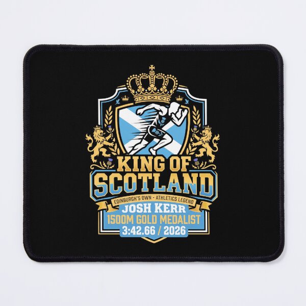 Item preview, Josh Kerr - King Of Scotland - Edinburgh's Own - Athletics Legend - 1500M Gold Medalist - 3:42.66 / 2026 designed and sold by ismaelgeme.