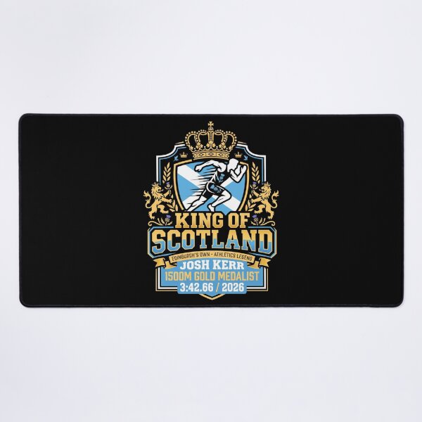 Item preview, Josh Kerr - King Of Scotland - Edinburgh's Own - Athletics Legend - 1500M Gold Medalist - 3:42.66 / 2026 designed and sold by ismaelgeme.