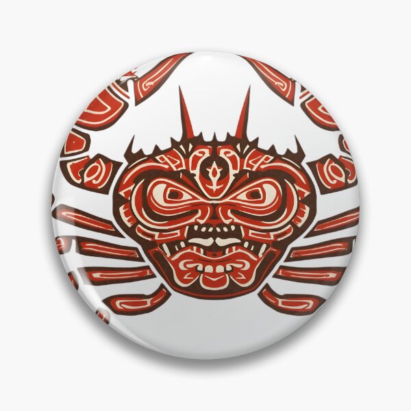 Item preview, Ornamental Tribal Red Crab Illustration designed and sold by wxcert.