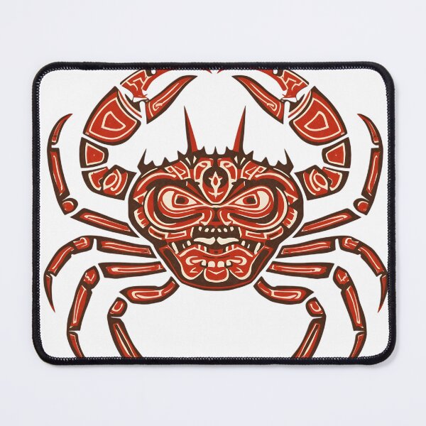 Item preview, Ornamental Tribal Red Crab Illustration designed and sold by wxcert.
